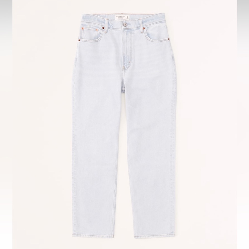 Like new Abercrombie Ankle Straight High Rise jeans 25